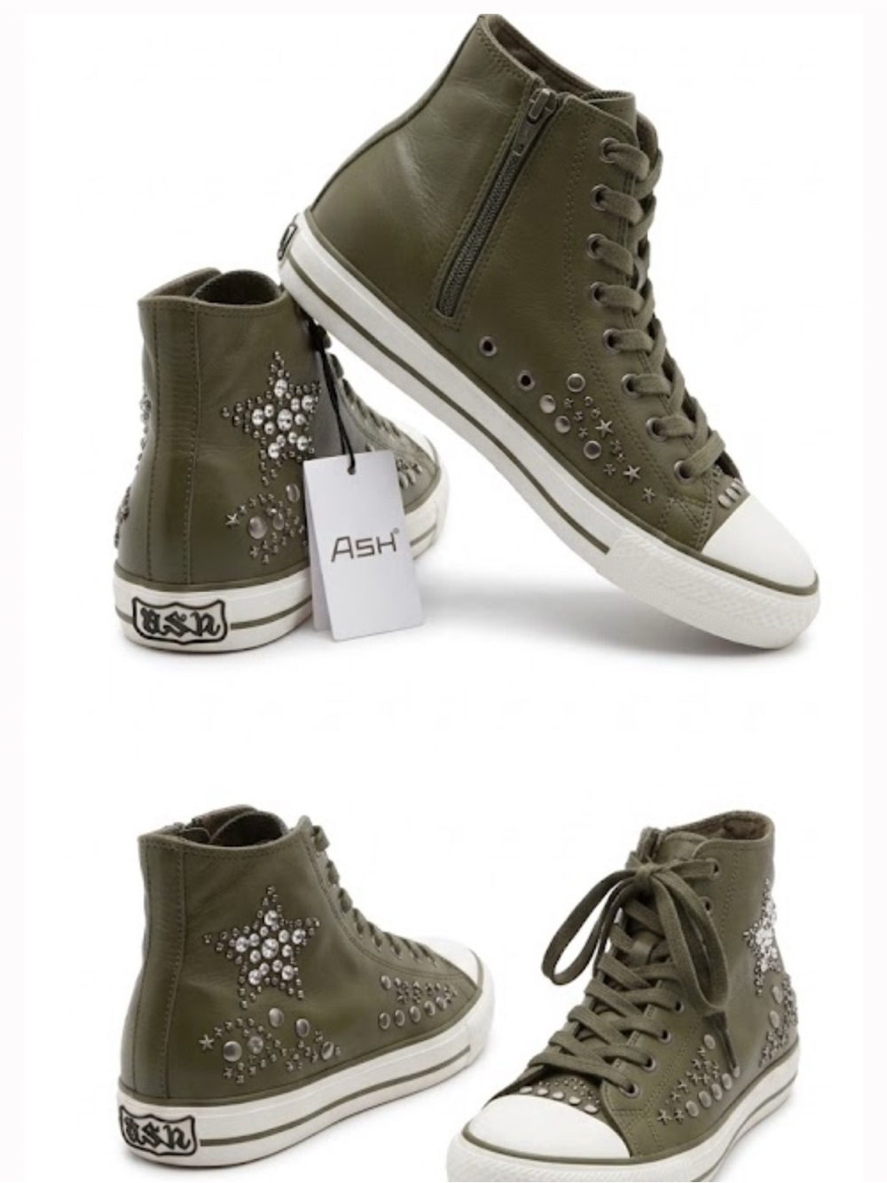 ASH “If Six Was Nine” High-Top Sneakers